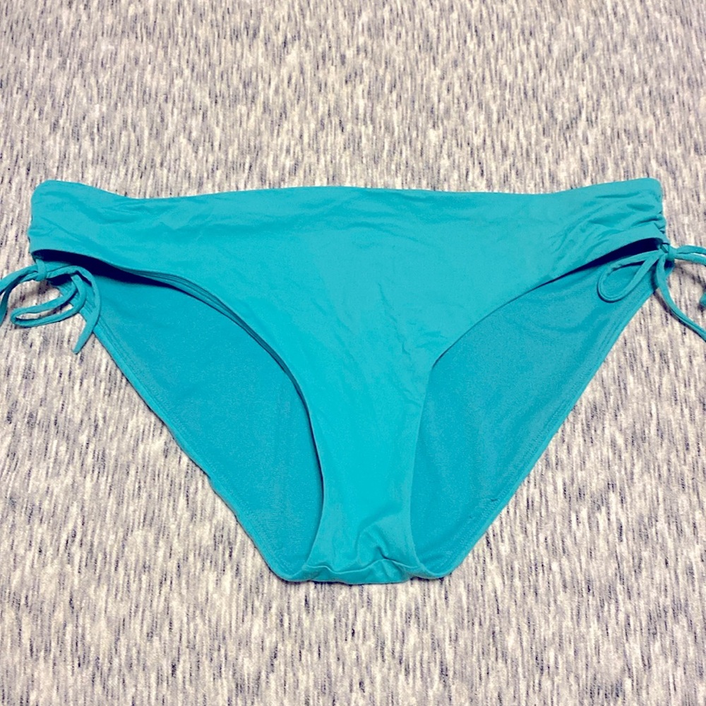 Teal Roxy bathing suit bottom - extra large